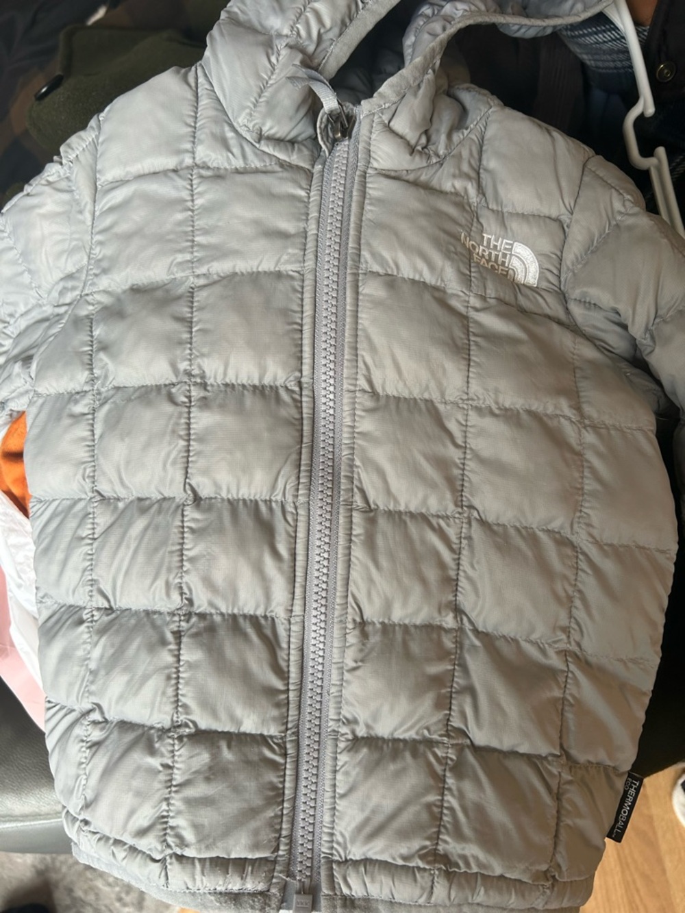 The North Face Baby Quilted Puffer Jacket - Pale Gray